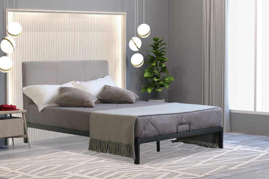 Salina Metal Bed Frame - Sleek and Modern Design for Your Stylish Bedroom