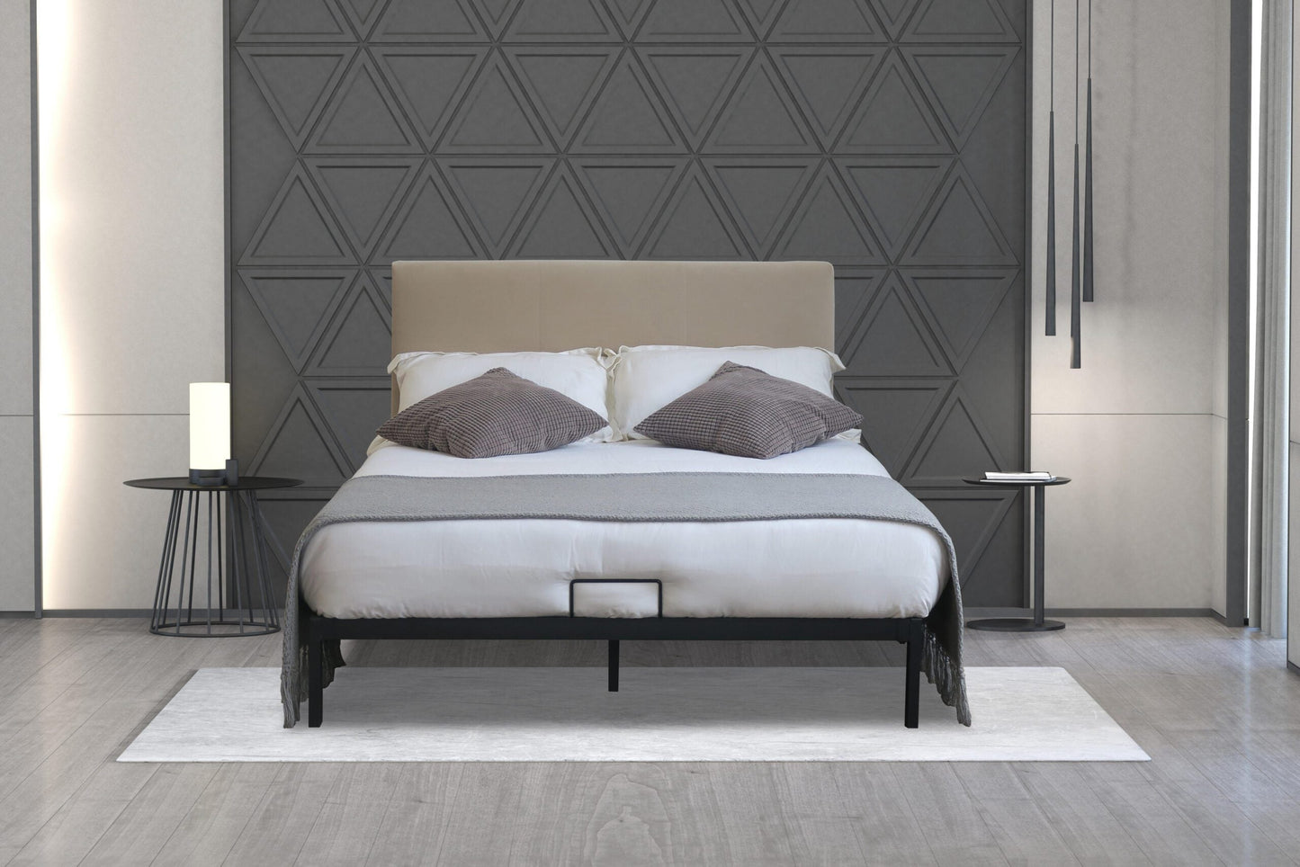 Salina Metal Bed Frame - Sleek and Modern Design for Your Stylish Bedroom
