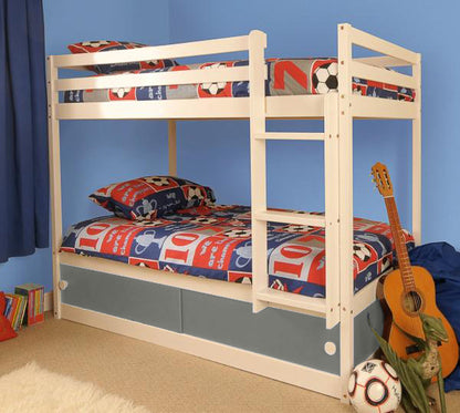 Wooden Storage Bunk with Sliding Doors