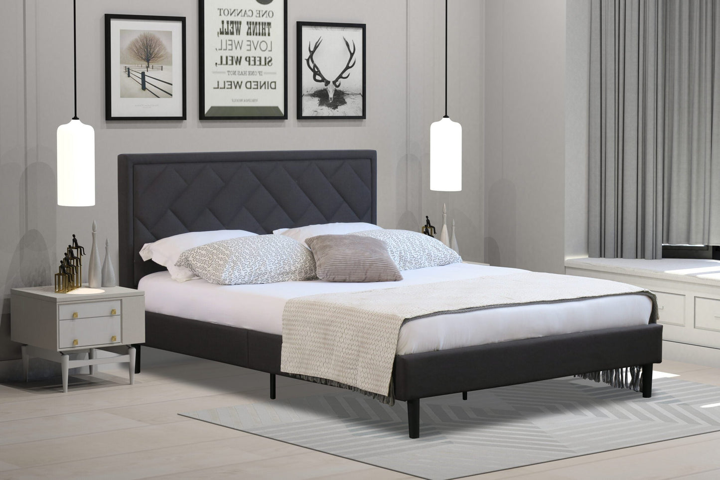 Tiverton Ottoman Bed Frame: Fabric Design for a Touch of Luxury