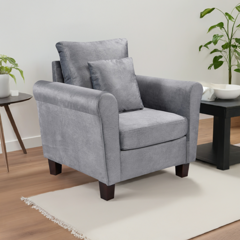 Tivoli Sofa Set: Brushed Velvet for a Luxurious Living Room Experience