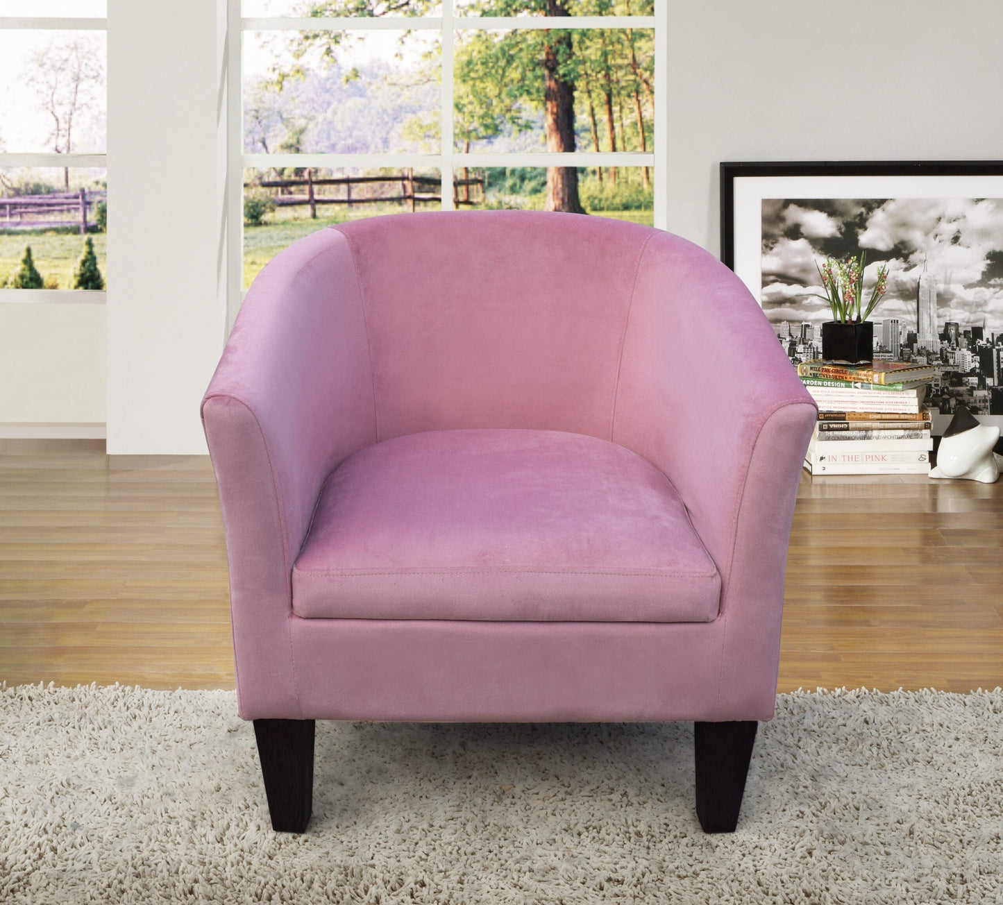 Brushed Velvet Tub Chair - A Chic and Comfortable Accent Piece for Your Living Room